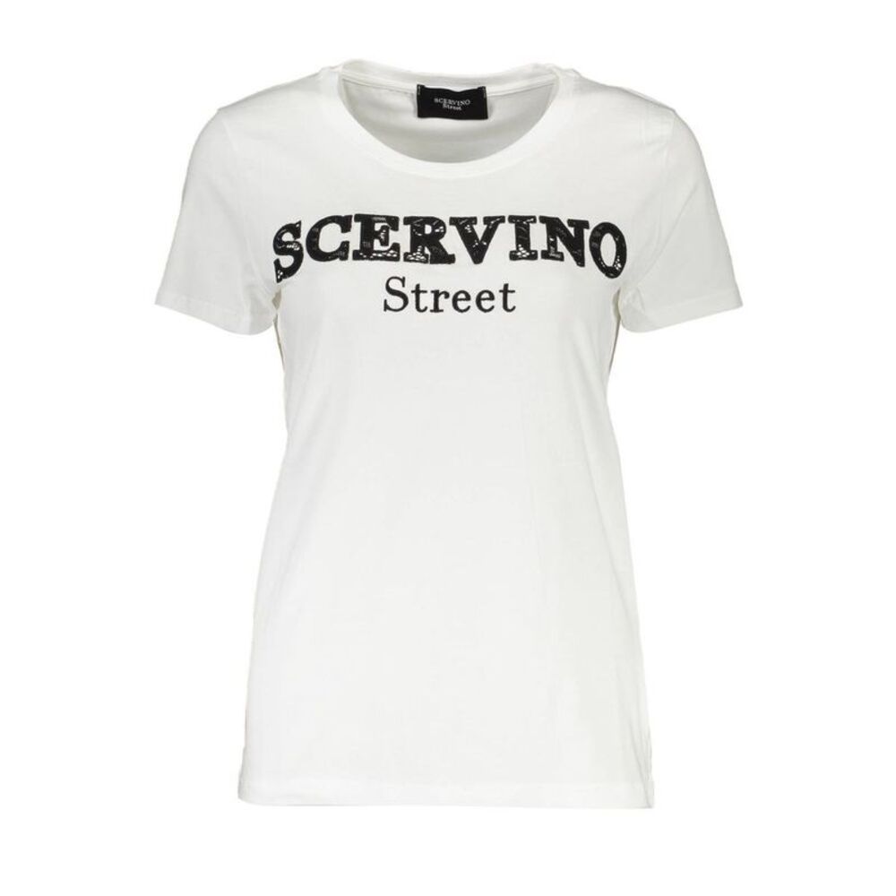Scervino Street White Cotton Men Women's T-Shirt